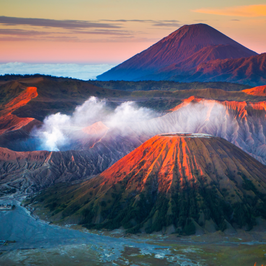 volcanes de java